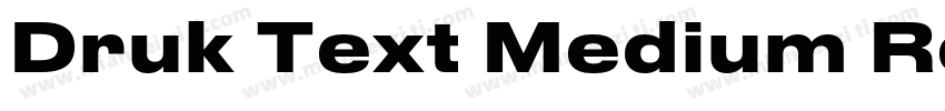 Druk Text Medium Reg字体转换